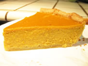 slice of libby's pumpkin pie